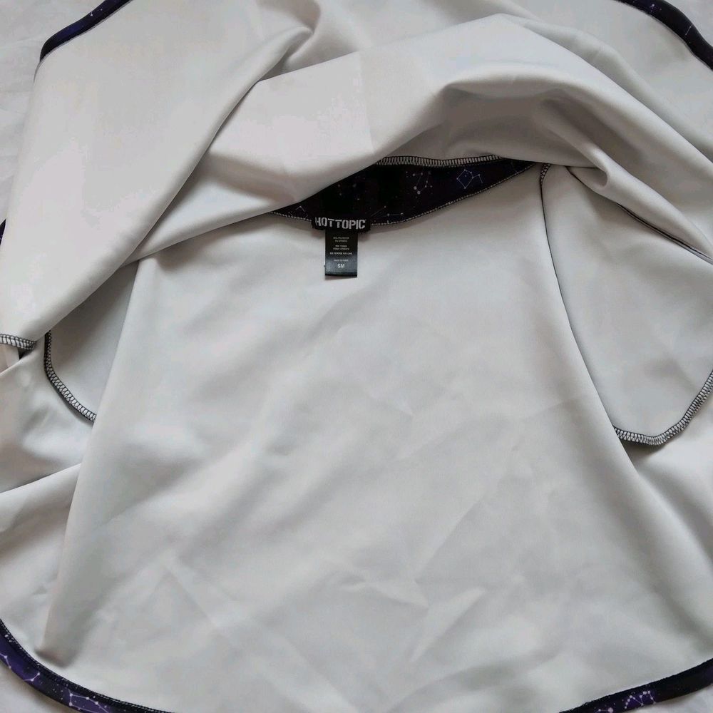 Hot Topic Constellations Skater Skirt Purple Black Mystical Goth Punk Juniors SM - Picture 8 of 10